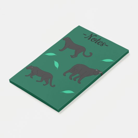 Black Panthers Post-it Klebezettel (angewinkelt)