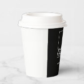 Black Paper Coffee Cup Pappbecher (Rechts)