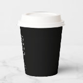 Black Paper Cups | Modernes, benutzerdefiniertes F Pappbecher (Links)