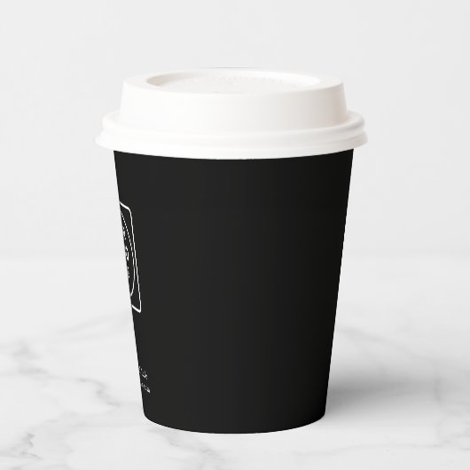 Black Paper Cups | Modernes, benutzerdefiniertes F Pappbecher (Links)