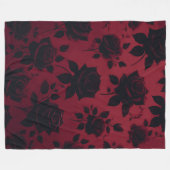 Black Paradise 60x80 Fleece Blanket (Vorderseite (Horizontal))