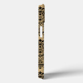 Black Parisian Moods Damask Case-Mate iPhone Hülle (Rückseite / Rechts)
