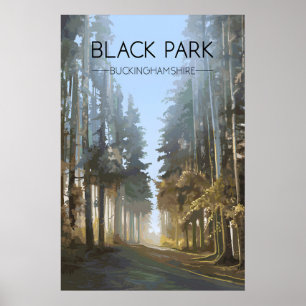 Black Park Buckinghamshire Reiseplakat Poster