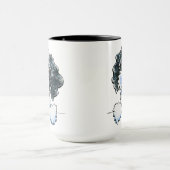 Black Parti Cockapoo Tasse (Zentrum)