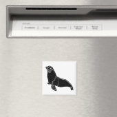 Black Patent Leather Siegel Magnet (In Situ (Geschirrspüler))