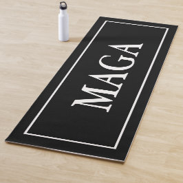 Black Patriotic MAGA Yoga Mat Yogamatte