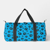Black Paw Prints Design Duffel Bag Duffle Bag (Vorderseite)