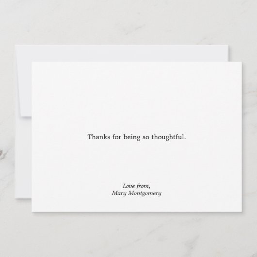 Black Paw Prints Vielen Dank Karte (Rückseite)