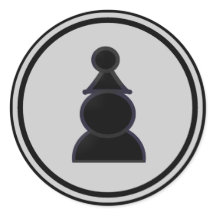 Black Pawn Schach Piece
