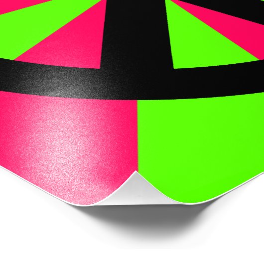 Black Peace Symbol Foto (Ecke)