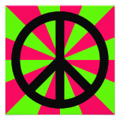 Black Peace Symbol Foto (Vorne)