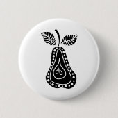 Black Pear Button (Vorderseite)