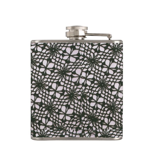 Black Pearl Lace Flachmann (Rückseite)