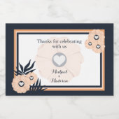 Black Pearl Watusi Tacao Mini Sparkling Weinkultur Schaumweinetikett (Einzelnes Label)