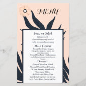 Black Pearl Watusi Tacao Wedding Menu (Vorderseite)