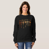 Black Pediatric Occupational Therapist African Ame Sweatshirt (Vorne ganz)