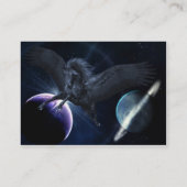 Black Pegasus Business Card Visitenkarte (Rückseite)