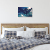 Black Pegasus Leinwanddruck (Insitu (Schlafzimmer))