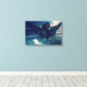 Black Pegasus Leinwanddruck (Insitu (Holzboden))