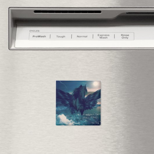 Black Pegasus Magnet (In Situ (Geschirrspüler))