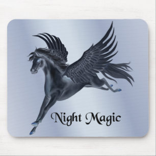 Black Pegasus Mousepad