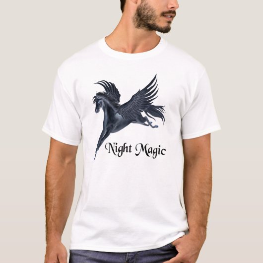 Black Pegasus T-Shirt (Vorderseite)