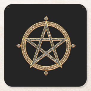 Black Pentagram Untersetzer