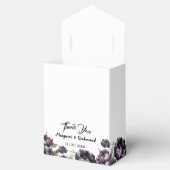 Black Peonies Vintag Gothic Wedding Geschenkschachtel (Geöffnet)