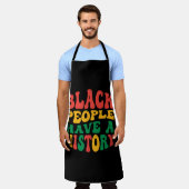 black_people_have_a_history_01 schürze (Getragen)