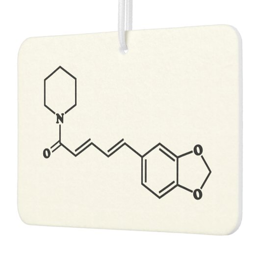 Black Pepper Piperine Molekulare Chemische Formel Autolufterfrischer (Links)