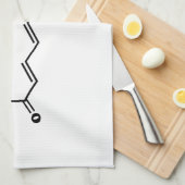 Black Pepper Piperine Molekulare Chemische Formel Geschirrtuch (Viertel Falte)