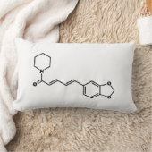 Black Pepper Piperine Molekulare Chemische Formel Lendenkissen (Decke)