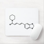Black Pepper Piperine Molekulare Chemische Formel Mousepad (Mit Mouse)