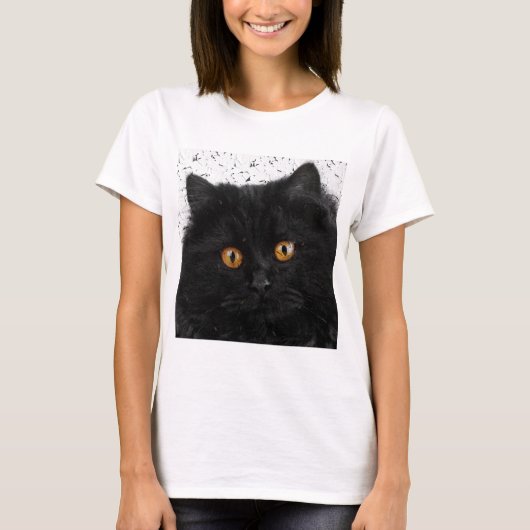 Black Persian Face T-Shirt (Vorderseite)