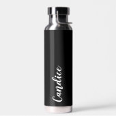 Black Personalisiert Wedding Bridesmaid Trinkflasche (Links)