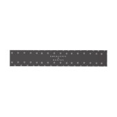 Black Personalisiert Wedding Invitation Bly Band (Flach)