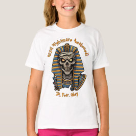 🖤 Black Pharaoh Mummy Halloween T-Shirt 👻 🎃