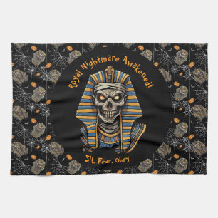 🖤 Black Pharaoh Mummy Kitetücher 🎃 Geschirrtuch