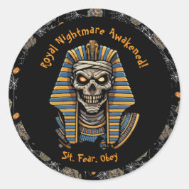 🖤 Black Pharaoh Mummy Stickers 🎃 👑