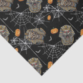 🖤 Black Pharaoh Mummy Tissue Paper 🎃 👑 Seidenpapier (Ausschnitt)