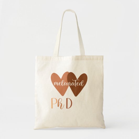 Black Phd Abschluss Phdiva Niedlich Melanated Doct Tragetasche (Vorne)