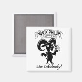 Black Phillip Butter Ziegenmagnet Magnet (Vorderseite/Rückseite)