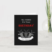 Black Phillip Dark Funny Devil Goat Goth Birthday Karte (Vorderseite)