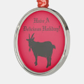 Black Phillip Goat Satanic Ornament Aus Metall (Links)