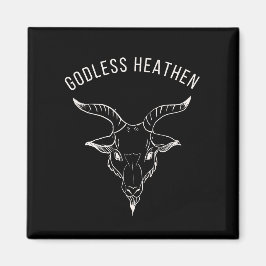 Black Phillip Godless Heathen Magnet