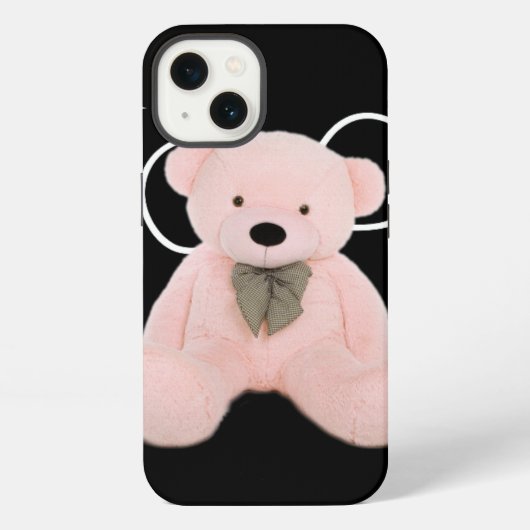 Black phone case iPhone hülle (Rückseite)