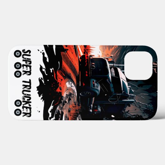 BLack Phone Truck, LKWer Geschenk, Räderschrott Ku Case-Mate iPhone Hülle (Rückseite (Horizontal))