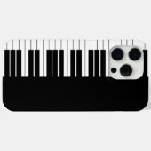Black Piano Keyboard Case-Mate iPhone Hülle (Rückseite (Horizontal))