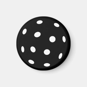 Black Pickleball Magnet