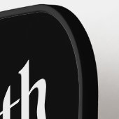 Black Pickleball Paddle - Wachstum beginnt (Linke Seite)